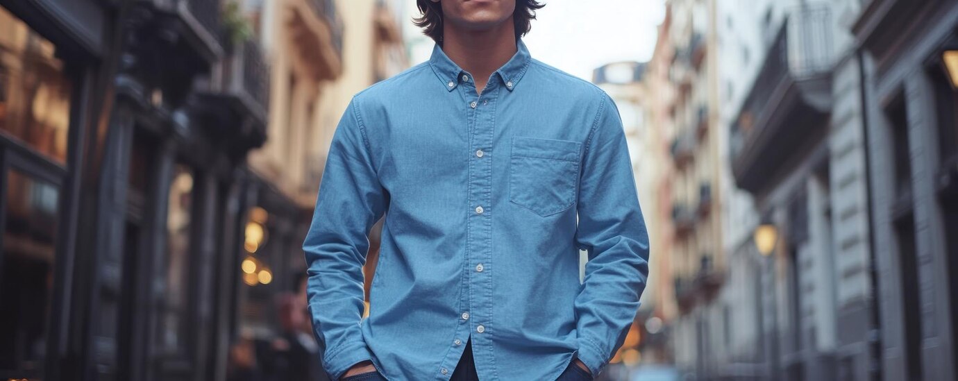 modern-hipster-fashion-stylish-blue-shirt-men-casual-professional-look-perfect-everyday_996993-137863